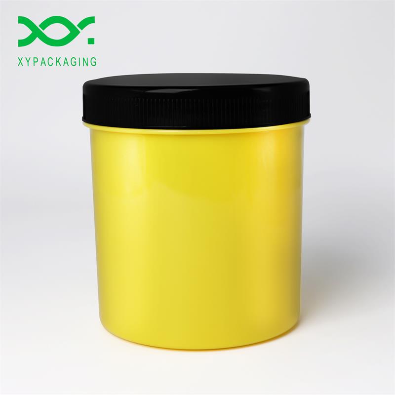 Yellow 1000ML Customizable PP Jar